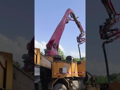 2012 camión de bomba de hormigón 49 m con chasis Hino instalado para la venta