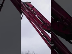 Camión de bomba de hormigón usado de 2018 chasis de camión de bomba montado de 56m ahora en venta