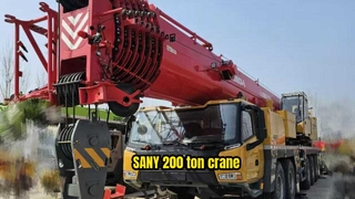 2025 SANY Camión grúa SYM5602JQZ200C8 de 200 toneladas usado en pocas horas a la venta